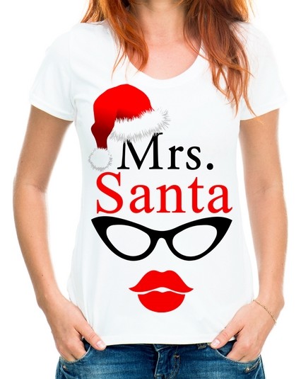 Футболка Mrs. Santa