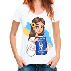 Футболка Паспорт Українки