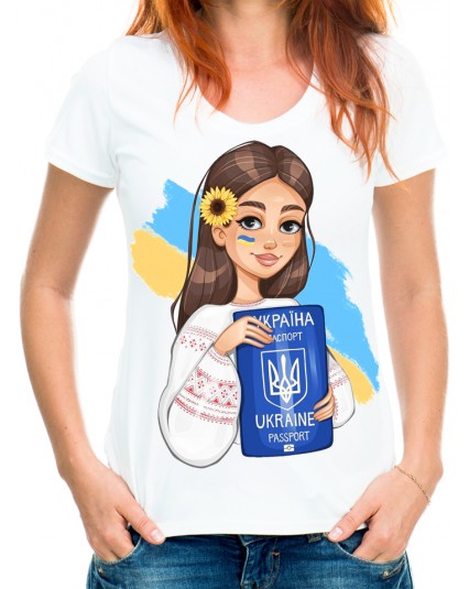Футболка Паспорт Українки