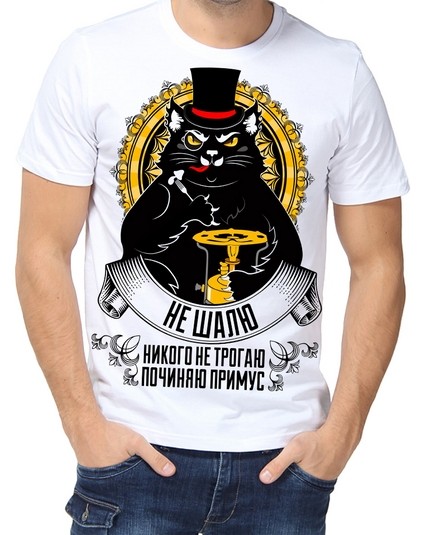 Футболка не шалю, никого не трогаю, починяю примус