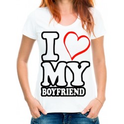 Футболка I LOVE MY BOYFRIEND