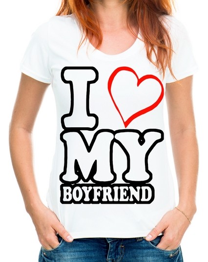 Футболка I LOVE MY BOYFRIEND