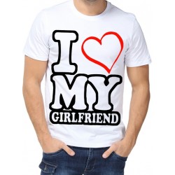 Футболка I LOVE MY GIRLFRIEND