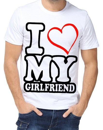 Футболка I LOVE MY GIRLFRIEND