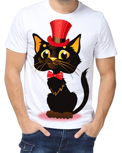 Футболка котик