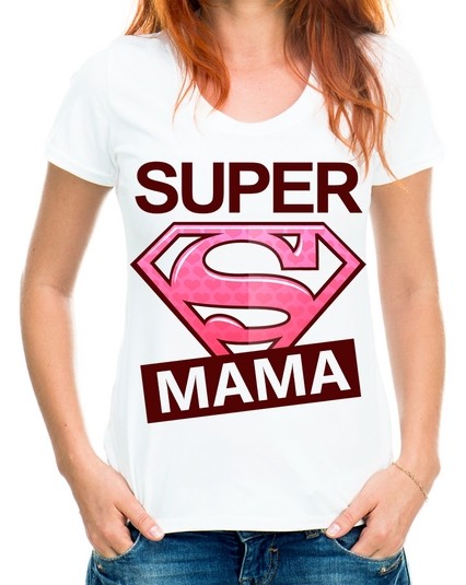Футболка SUPER мама