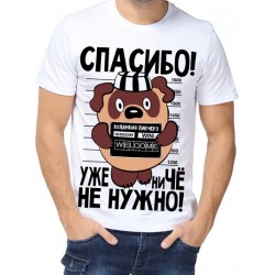 Футболка спасибо уже ниЧЁ не нужно