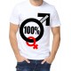 Футболка 100% мужик 3